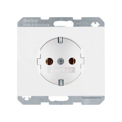 Berker Prise SCHUKO pws/gl sans couvercle rabattable 41157009 (41157009) - Publicité Berker Prise SCHUKO pws/gl sans couvercle rabattable 41157009 (41157009) - Publicité
