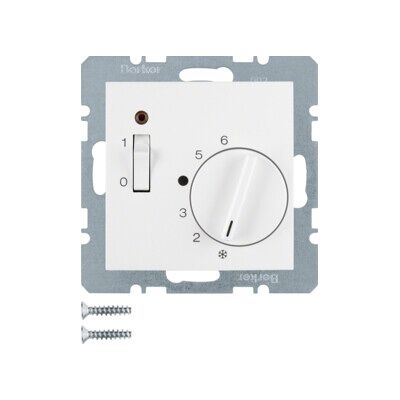 Berker Régulateur de température ambiante avec contact normalement ouvert, pièce centrale 20308989 (20308989) - Publicité Berker Régulateur de température ambiante avec contact normalement ouvert, pièce centrale 20308989 (20308989) - Publicité