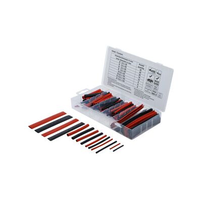 BGS Assortiment de gaines rétractables rouges / noires 150 pièces ; BGS technic (9404) - Publicité BGS Assortiment de gaines rétractables rouges / noires 150 pièces ; BGS technic (9404) - Publicité