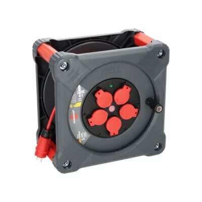 Brennenstuhl Professional Enrouleur de câble de chantier KA 3110 5 IP44, 33m H07BQ-F 3G1,5 (9201330210) - Publicité Brennenstuhl Professional Enrouleur de câble de chantier KA 3110 5 IP44, 33m H07BQ-F 3G1,5 (9201330210) - Publicité