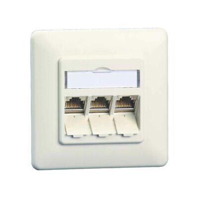 BTR NETCOM Prise de connexion C6A module encastré 3 ports 180°, blanc TN C6Amod-3UP-180rw ; Metz Connect (130B11D31002E90) - Publicité BTR NETCOM Prise de connexion C6A module encastré 3 ports 180°, blanc TN C6Amod-3UP-180rw ; Metz Connect (130B11D31002E90) - Publicité