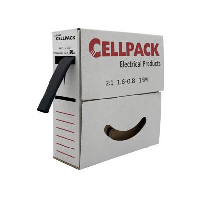Cellpack Gaine thermorétractable en boîte déroulante 15m SB 1.6-08 noir ; BBC Cellpack (127027) - Publicité Cellpack Gaine thermorétractable en boîte déroulante 15m SB 1.6-08 noir ; BBC Cellpack (127027) - Publicité