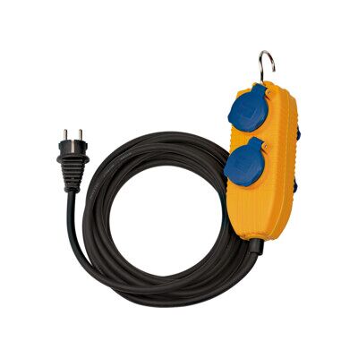 Cordon prolongateur pour chantier IP54 avec Powerblock 10m noir H07RN-F 3G1,5 ; Brennenstuhl (1151740010) - Publicité Cordon prolongateur pour chantier IP54 avec Powerblock 10m noir H07RN-F 3G1,5 ; Brennenstuhl (1151740010) - Publicité