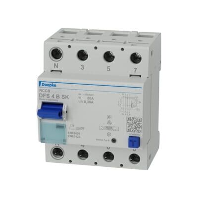 Doepke DFS4 080-4/0,30-B SK Disjoncteur différentiel - Publicité Doepke DFS4 080-4/0,30-B SK Disjoncteur différentiel - Publicité