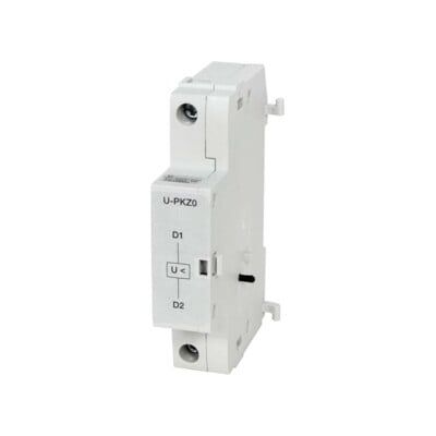 Eaton Relais sous-tension sans retard - 400 V AC 50Hz, pour disjoncteur PKZ(M)0 - Publicité Eaton Relais sous-tension sans retard - 400 V AC 50Hz, pour disjoncteur PKZ(M)0 - Publicité