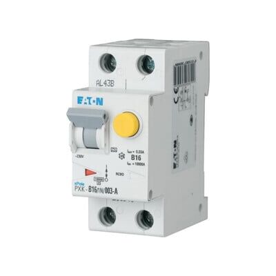 Interrupteur combiné FI/LS Eaton 16A - Disjoncteur - Publicité Interrupteur combiné FI/LS Eaton 16A - Disjoncteur - Publicité