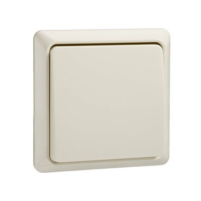 Elso Blanc Perlé 10A Bouton Poussoir - Interrupteur - Publicité Elso Blanc Perlé 10A Bouton Poussoir - Interrupteur - Publicité