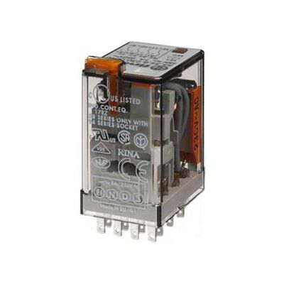 Finder Relais avec LED 230VAC 4W 7A pour Fas. 94.04/84/44 55.34.8.230.0050 (553482300050) - Publicité Finder Relais avec LED 230VAC 4W 7A pour Fas. 94.04/84/44 55.34.8.230.0050 (553482300050) - Publicité