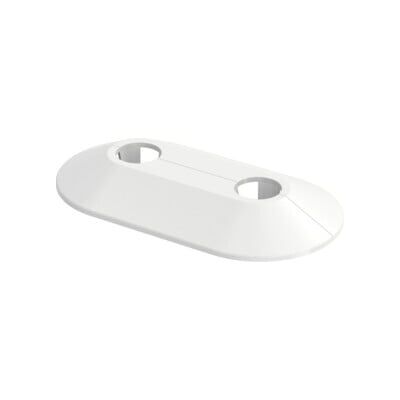 Flamco Rosace double RVD 50/15, 15 mm, blanc (12569) - Publicité Flamco Rosace double RVD 50/15, 15 mm, blanc (12569) - Publicité