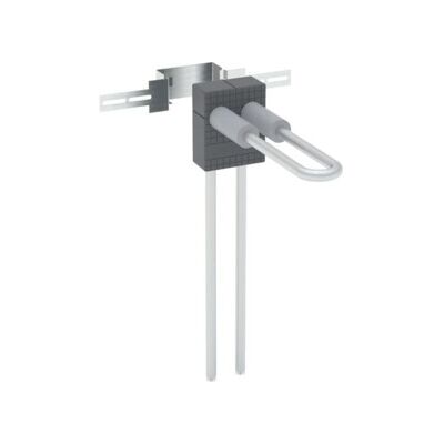Geberit Boîte de raccordement PushFit type L d 16 mm, avec plaque de fixation, pour pression ou chauffage (650233001) - Publicité Geberit Boîte de raccordement PushFit type L d 16 mm, avec plaque de fixation, pour pression ou chauffage (650233001) - Publicité
