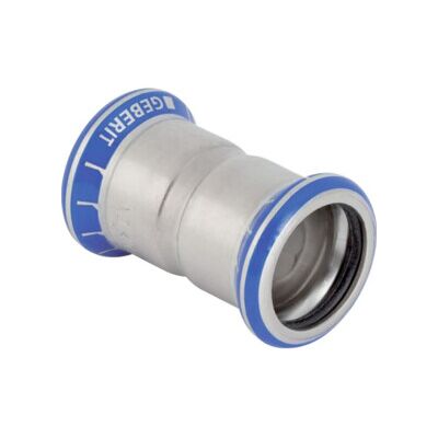 Geberit Manchon Mapress d= 15 mm, inox sans LABS (82002) - Publicité Geberit Manchon Mapress d= 15 mm, inox sans LABS (82002) - Publicité