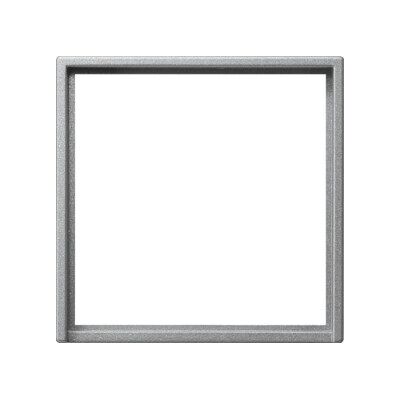 Gira Cadre adaptateur alu carré 50x50mm S.55 028226 (028226) - Publicité Gira Cadre adaptateur alu carré 50x50mm S.55 028226 (028226) - Publicité