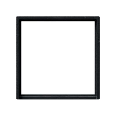 Gira Cadre adaptateur noir carré 50×50 mm 0282005 (0282005) - Publicité Gira Cadre adaptateur noir carré 50×50 mm 0282005 (0282005) - Publicité