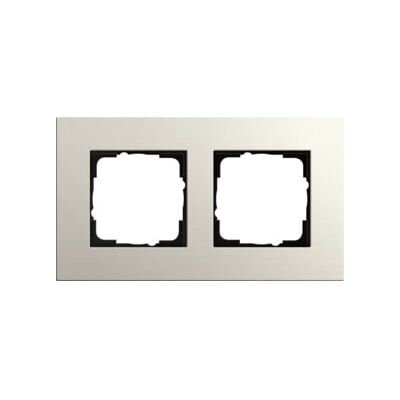 Gira 0212220 Cadre d'interrupteur - Esprit Linoleum Multiplex 2x - Gris clair - Publicité Gira 0212220 Cadre d'interrupteur - Esprit Linoleum Multiplex 2x - Gris clair - Publicité