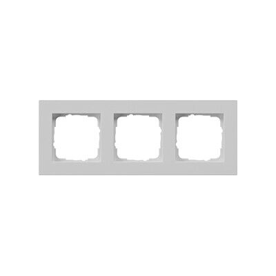 GIRA - 0213375 - Gris - 3-Gang - Faceplate - Publicité GIRA - 0213375 - Gris - 3-Gang - Faceplate - Publicité