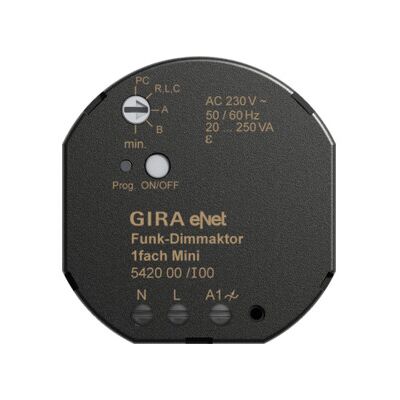 Gira Variateur sans fil 542000 - Dimmaktor - Publicité Gira Variateur sans fil 542000 - Dimmaktor - Publicité