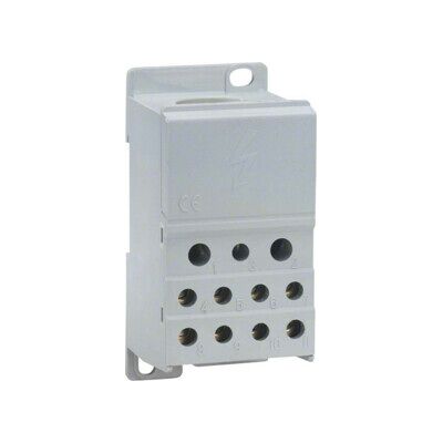 Hager Bloc de distribution 160A/250A, 1 pôle KJ02A (KJ02A) - Publicité Hager Bloc de distribution 160A/250A, 1 pôle KJ02A (KJ02A) - Publicité