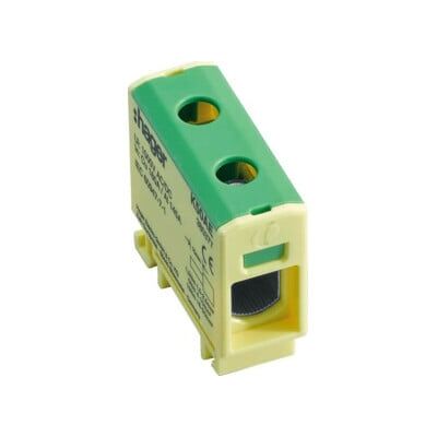 Hager Connecteur de raccordement 2,5-50 mm², vert-jaune K50AE (K50AE) - Publicité Hager Connecteur de raccordement 2,5-50 mm², vert-jaune K50AE (K50AE) - Publicité