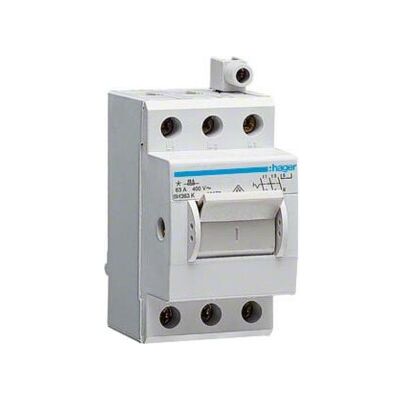 Hager Interrupteur sectionneur 63A, 3 pôles, avec borne de connexion SH363K (SH363K) - Publicité Hager Interrupteur sectionneur 63A, 3 pôles, avec borne de connexion SH363K (SH363K) - Publicité