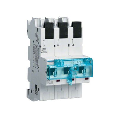 Hager HTS335E - Interrupteur 3 pôles 35A, IP20, DIN 43880 - Publicité Hager HTS335E - Interrupteur 3 pôles 35A, IP20, DIN 43880 - Publicité