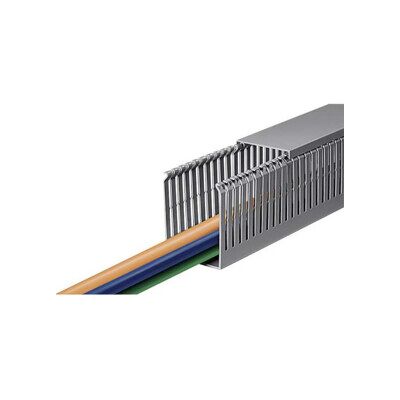 HellermannTyton Goulotte de câblage 60x80 mm, 2 m PVC HTWD-PN-60X80 (184-10218) - Publicité HellermannTyton Goulotte de câblage 60x80 mm, 2 m PVC HTWD-PN-60X80 (184-10218) - Publicité