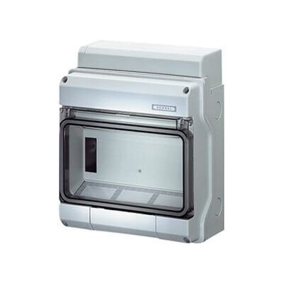 Hensel 1509 Boîte de distribution - IP54, 9 unités - Publicité Hensel 1509 Boîte de distribution - IP54, 9 unités - Publicité