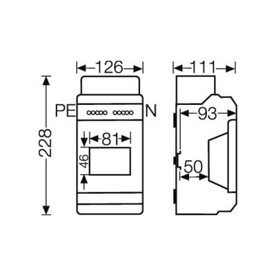 Hensel HEN KV PC 9104 - Boîte électrique IP65, 4,5TE - Publicité Hensel HEN KV PC 9104 - Boîte électrique IP65, 4,5TE - Publicité