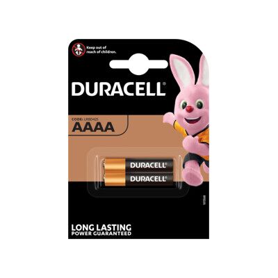 Hückmann Batterie 1,5V Mini AAAA Ultra Duracell MX2500-AAAA K2 Blister 2 pièces (110721) - Publicité Hückmann Batterie 1,5V Mini AAAA Ultra Duracell MX2500-AAAA K2 Blister 2 pièces (110721) - Publicité