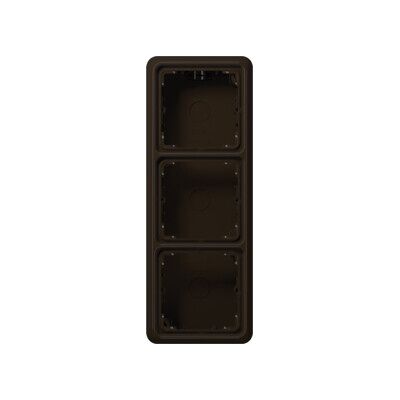 Jung CD 583 A BR - Capot AP 3 modules cadre rectangulaire - Publicité Jung CD 583 A BR - Capot AP 3 modules cadre rectangulaire - Publicité