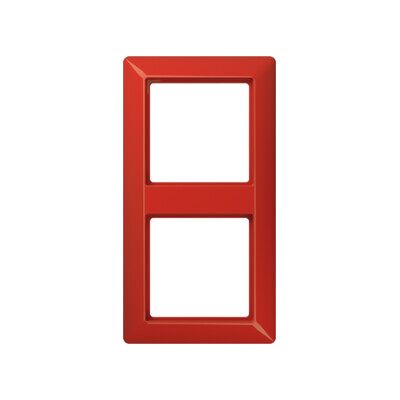 Jung Cadre 2 fois rouge niveau/horizontal AS 582 BF (AS582BFRT) - Publicité Jung Cadre 2 fois rouge niveau/horizontal AS 582 BF (AS582BFRT) - Publicité
