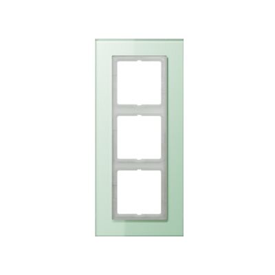 Cadre en verre Jung LSP 983 - 3 modules, Blanc - Publicité Cadre en verre Jung LSP 983 - 3 modules, Blanc - Publicité