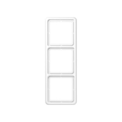 Cadre Jung CD 583 WU WW - 3 modules, Blanc, IP44 - Cadre d'interrupteur électrique - Publicité Cadre Jung CD 583 WU WW - 3 modules, Blanc, IP44 - Cadre d'interrupteur électrique - Publicité