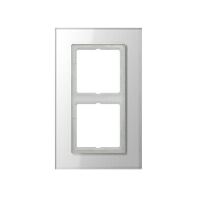 Cadre en verre double Jung LSP 982 GL WW - Blanc Alpin - Publicité Cadre en verre double Jung LSP 982 GL WW - Blanc Alpin - Publicité