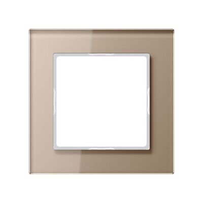 Jung Cadre en verre simple champ niveau/vertical AC 581 GL CH (AC581GLCH) - Publicité Jung Cadre en verre simple champ niveau/vertical AC 581 GL CH (AC581GLCH) - Publicité