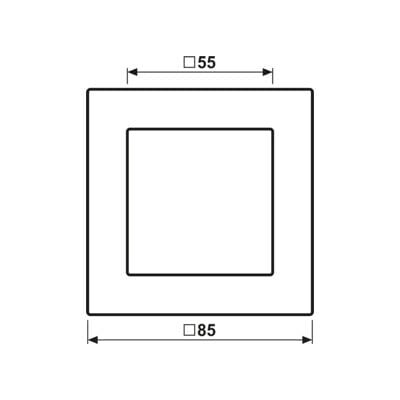 Jung Cadre simple A 550 A5581BFSWM (A5581BFSWM) - Publicité Jung Cadre simple A 550 A5581BFSWM (A5581BFSWM) - Publicité