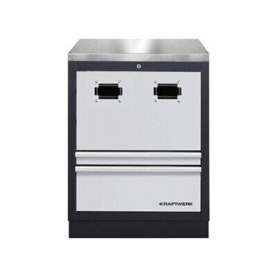 Kraftwerk Armoire pour enrouleurs de câbles + plaque inoxydable (3964-28-98) - Publicité Kraftwerk Armoire pour enrouleurs de câbles + plaque inoxydable (3964-28-98) - Publicité