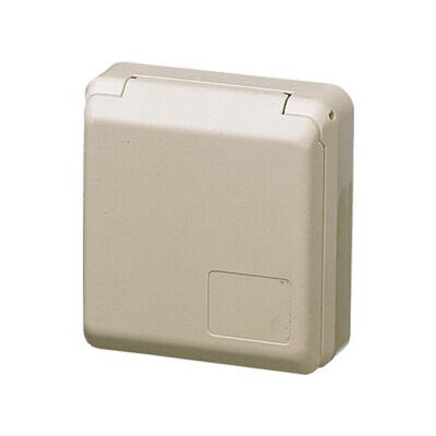 Prise Mennekes - 32A 5P IP44 Blanc et Rouge - 4120 - Publicité Prise Mennekes - 32A 5P IP44 Blanc et Rouge - 4120 - Publicité