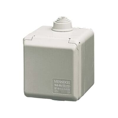 Mennekes 4105 Prise Murale IP44 5P 400V 16A - Publicité Mennekes 4105 Prise Murale IP44 5P 400V 16A - Publicité