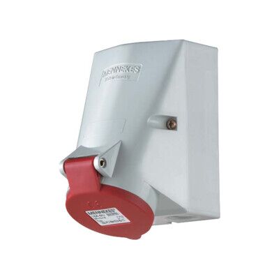 MENNEKES 418 - Prise murale TwinCONTACT 16A,4p,6h,400V,IP44 - Publicité MENNEKES 418 - Prise murale TwinCONTACT 16A,4p,6h,400V,IP44 - Publicité
