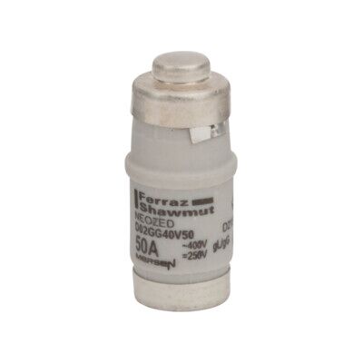 Mersen Fusible NEOZED D02 gG 50A/400V D02GG40V50 (D215191) - Publicité Mersen Fusible NEOZED D02 gG 50A/400V D02GG40V50 (D215191) - Publicité