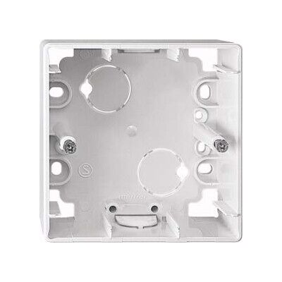 Boîte électrique blanche Merten - IP20 - 80x80x42mm - Publicité Boîte électrique blanche Merten - IP20 - 80x80x42mm - Publicité