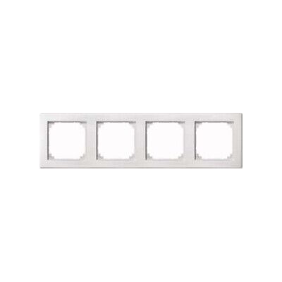Merten MS 484419 - Cadre quadruple - Blanc mat - Système de cadre électrique - Publicité Merten MS 484419 - Cadre quadruple - Blanc mat - Système de cadre électrique - Publicité
