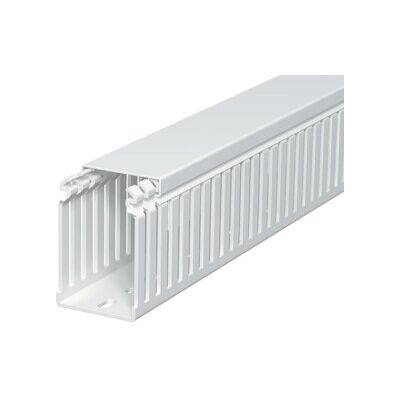 OBO Bettermann LKVH N 75050 - Goulotte de câblage - 75x50x2000 mm - Publicité OBO Bettermann LKVH N 75050 - Goulotte de câblage - 75x50x2000 mm - Publicité