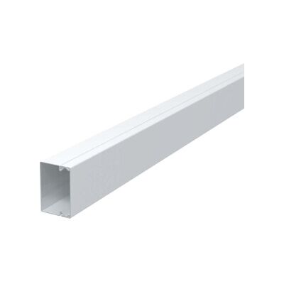 OBO Bettermann Goulotte de câble - 2m Blanc Acier, 60x44mm - Publicité OBO Bettermann Goulotte de câble - 2m Blanc Acier, 60x44mm - Publicité