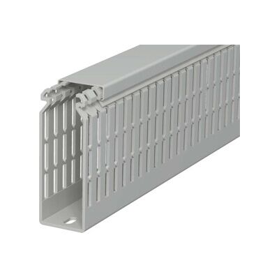 OBO Bettermann LKV N 10037 Goulotte de câblage - PVC, 2000mm, gris roche - Publicité OBO Bettermann LKV N 10037 Goulotte de câblage - PVC, 2000mm, gris roche - Publicité