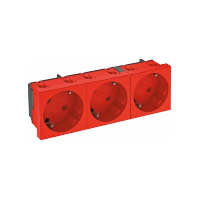 OBO Bettermann 6120129 Prise rouge 3-fach - Appareil électrique - Publicité OBO Bettermann 6120129 Prise rouge 3-fach - Appareil électrique - Publicité