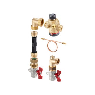 Oventrop Kit de raccordement compteur de chaleur Multidis SF avec QDP, DN 20, débit 1,350 l/h, angle, KH DN 25 (1404886) - Publicité Oventrop Kit de raccordement compteur de chaleur Multidis SF avec QDP, DN 20, débit 1,350 l/h, angle, KH DN 25 (1404886) - Publicité