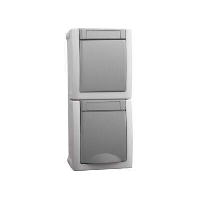 Panasonic Modèle 90591098-DE - Prise Schuko IP54 - Interrupteur Vertical - Publicité Panasonic Modèle 90591098-DE - Prise Schuko IP54 - Interrupteur Vertical - Publicité