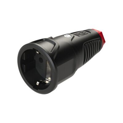 PCE 2520-SR Connecteur Électrique Femelle en Caoutchouc - IP20 - Publicité PCE 2520-SR Connecteur Électrique Femelle en Caoutchouc - IP20 - Publicité