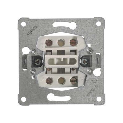 Peha D 616/6 - Interrupteur à bascule avec deux boutons - IP20 - Publicité Peha D 616/6 - Interrupteur à bascule avec deux boutons - IP20 - Publicité